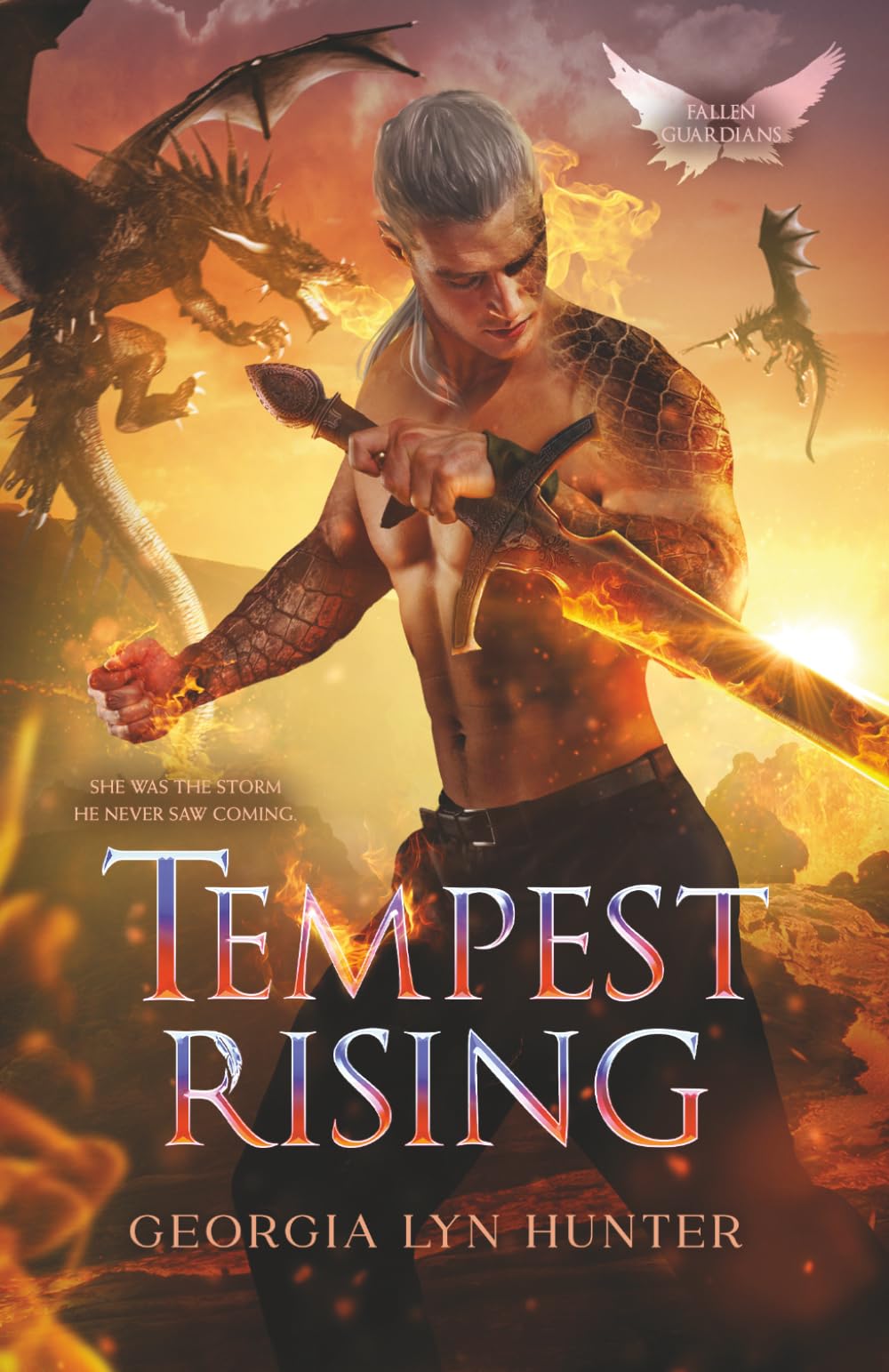 Tempest Rising: A Fated mate, Dragon Shifter Romance (Fallen Guardians)