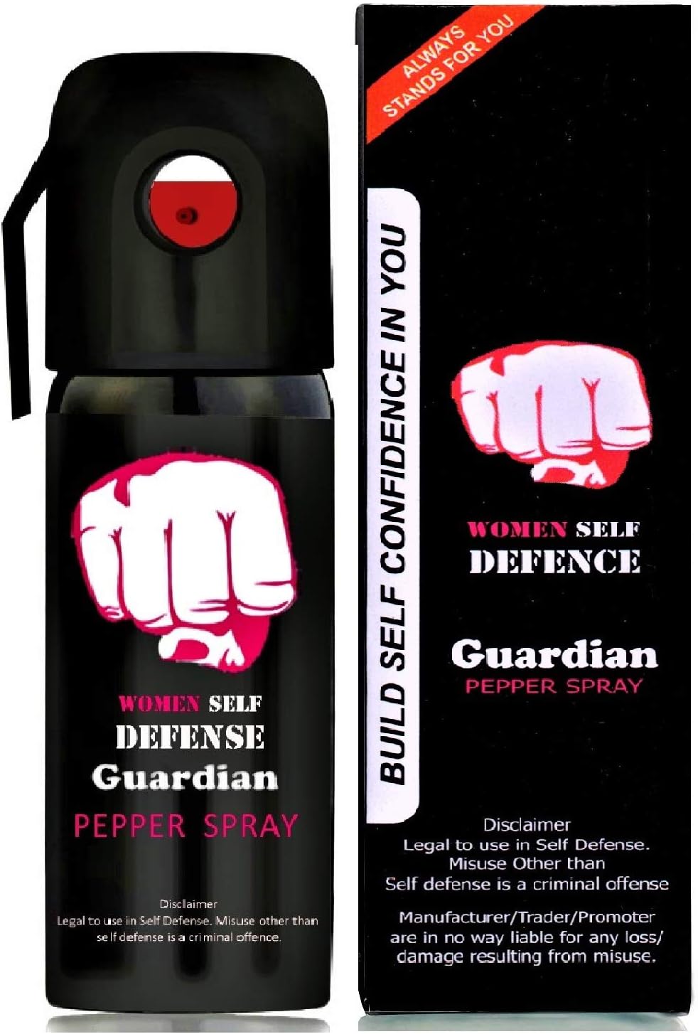 MAX Strong Women's Self Defense Pepper Spray for Safety, 45 Shots, 55 ml