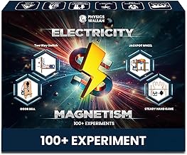 Electricity & Magnetism Science Kit for Kids Age 8,9,10,11,12,13,14 &15 | Science Experiment Kit with 100+ Experiments for Endless Fun and Learning