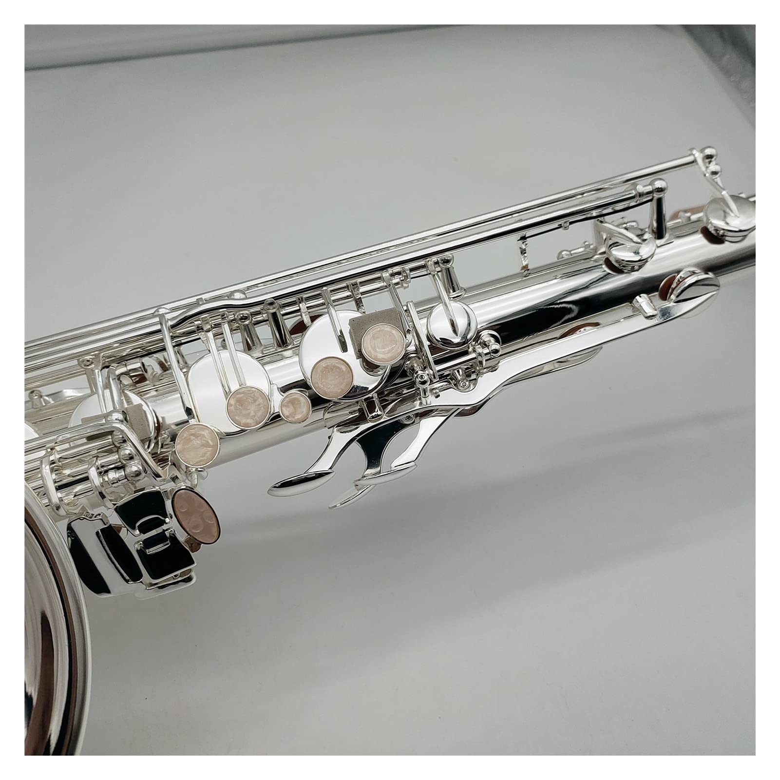 Sax Principianti Kit Strumento Musicale Professionale Placcato Tunor Saxophone BB Tunor Strumento Musicale Professionale con Cassaforte Strumento a fiato