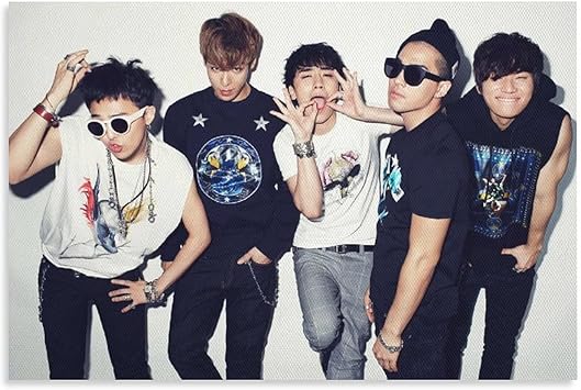 Amazon Co Jp Big Bang Bigbang ビッグバン Kpop 韓流 男性アイドルグループ 歌手 Idol アイドル メンバーのプロモーション写真gd G Dragon Top Daesung Seungri Taeyang Ver 1キャンバスポスター寝室の装飾スポーツ風景オフィスルームの装飾ギフトキャンバスポスター壁