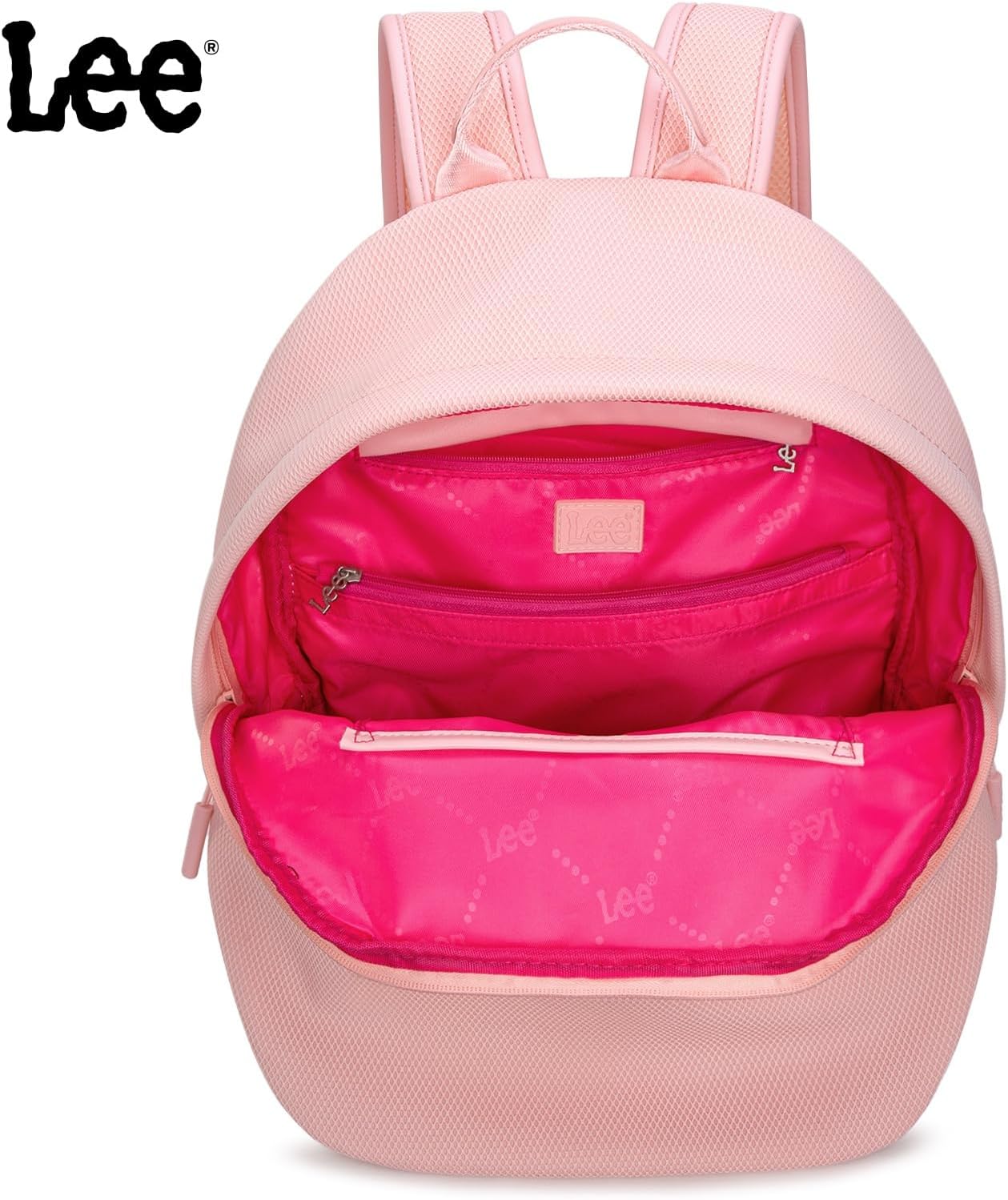 Montana West Lee Small Backpack Purse for Women, Lightweight Mini Backpack with Multi Pockets, Breathable Casual Daypack for Travel, Daily Use, Shopping, LEE67-001PK