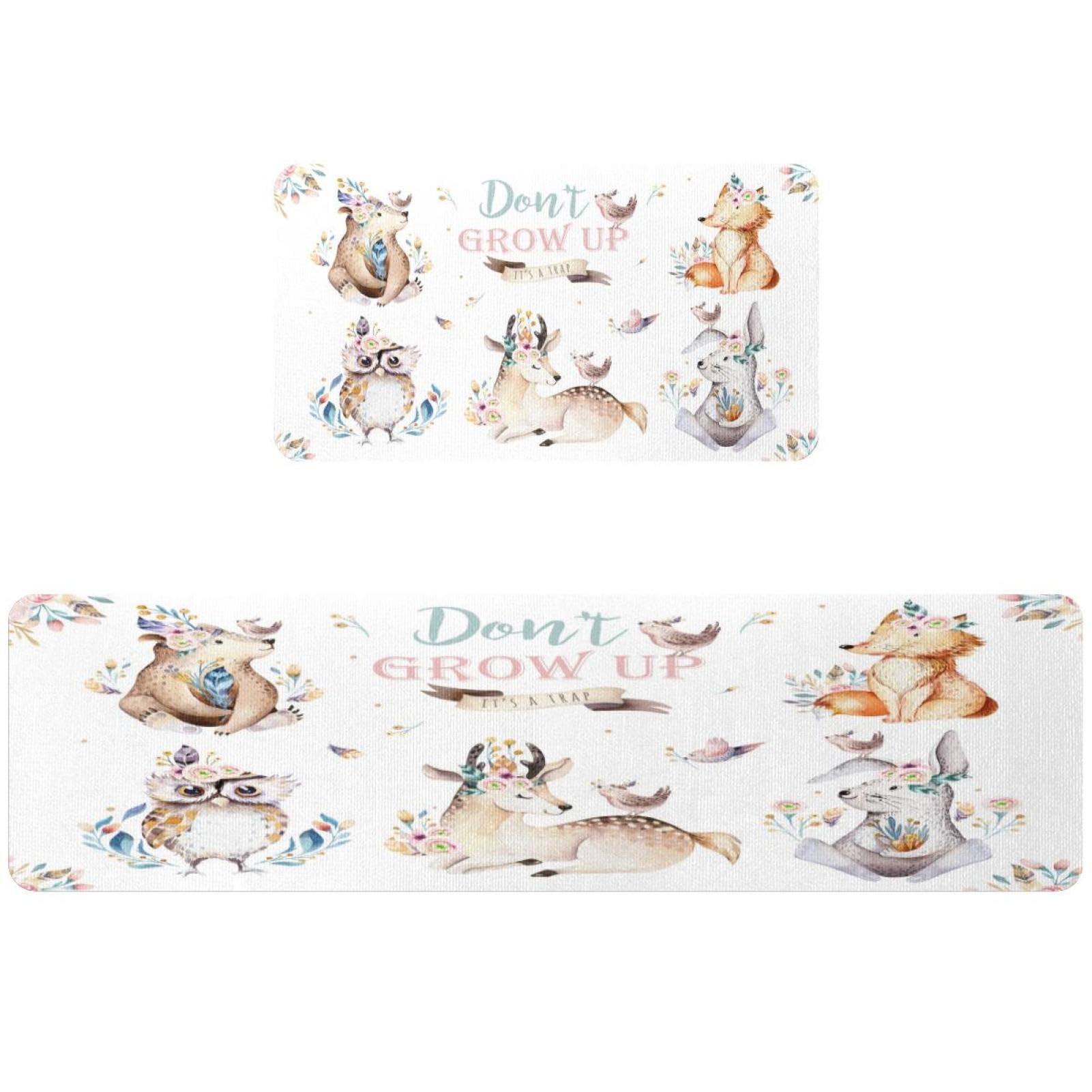 Tapis de cuisine lavable antidérapant lot de 2 contre les sols glissants