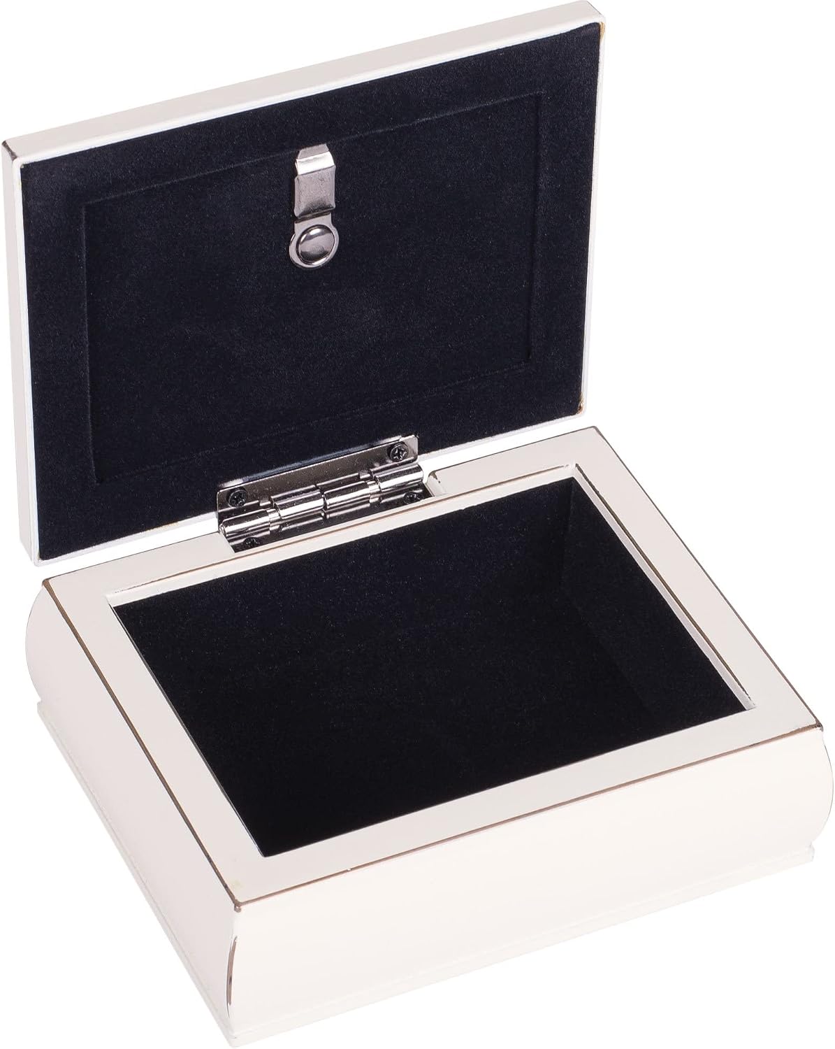 Cottage Garden Confirmation Follow Ivory Rope Trim 4.5 x 3.5 Tiny Square Jewelry Keepsake Box