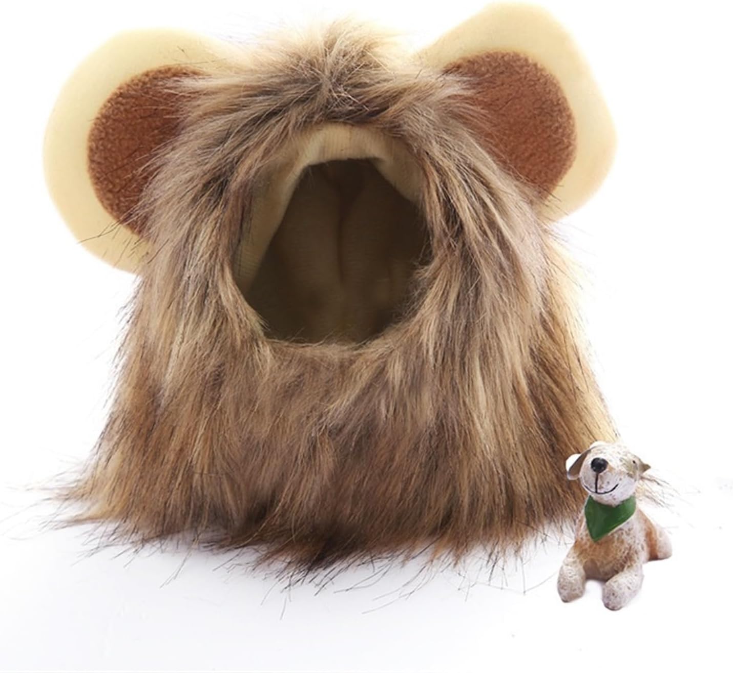 Pet Hair Costume Pet Accessories, Dog Hair Accessories, Cat Wig Accessories Headgear, Headband Headgear Hat Decoration Funny Dog Cat Cosplay Wig (Size : Within 28cm)