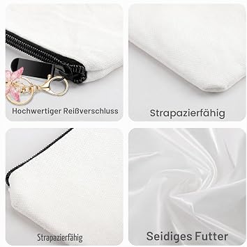 Kosmetiktasche Personalisiert Keyring Letter M