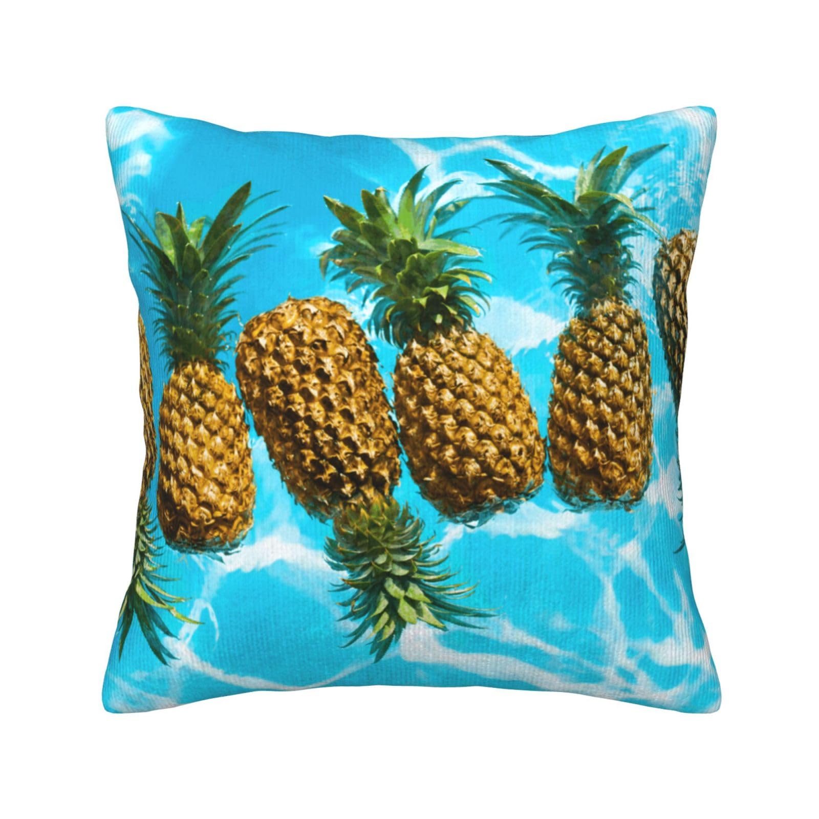 Housse de coussin ananas de qualité supérieure pour salon raffiné