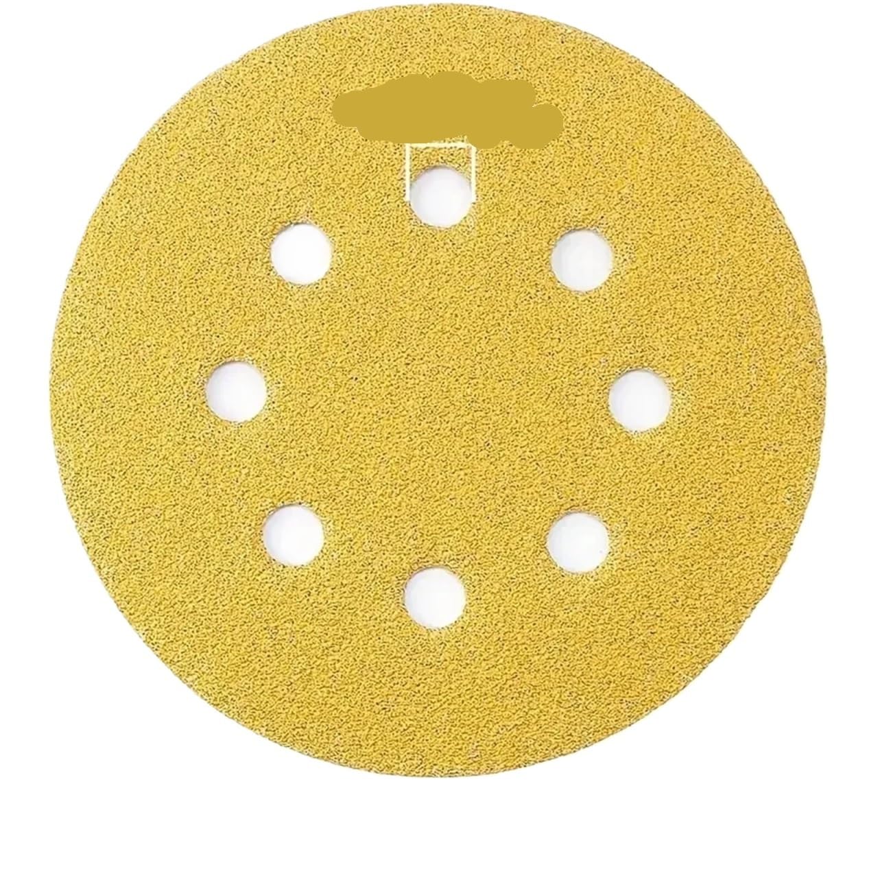 Disco di Carta vetrata 10/50/100 Pezzi di Carta vetrata Gialla con Carta vetrata ad Anello a 8 Fori 60-800 grane Utensili abrasivi for Dischi abrasivi da 5 Pollici(100pcs Model 1)