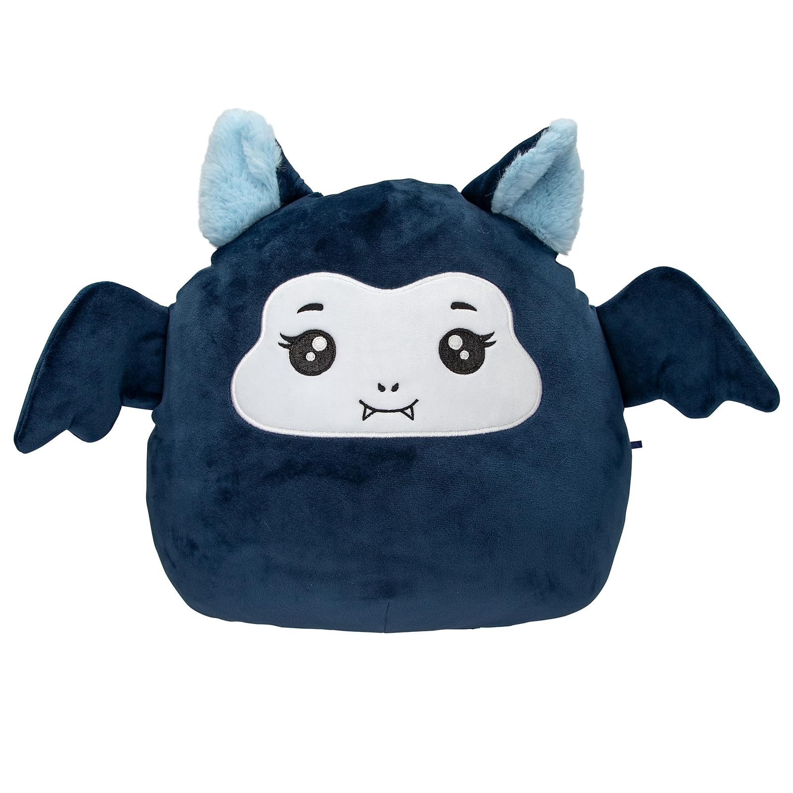 Depesche 13857 Ylvi Swoppies Cuddly Toy Bat in Dark Blue with Luminous Effect and Small Wings Approx. 30 cm Plush Toy