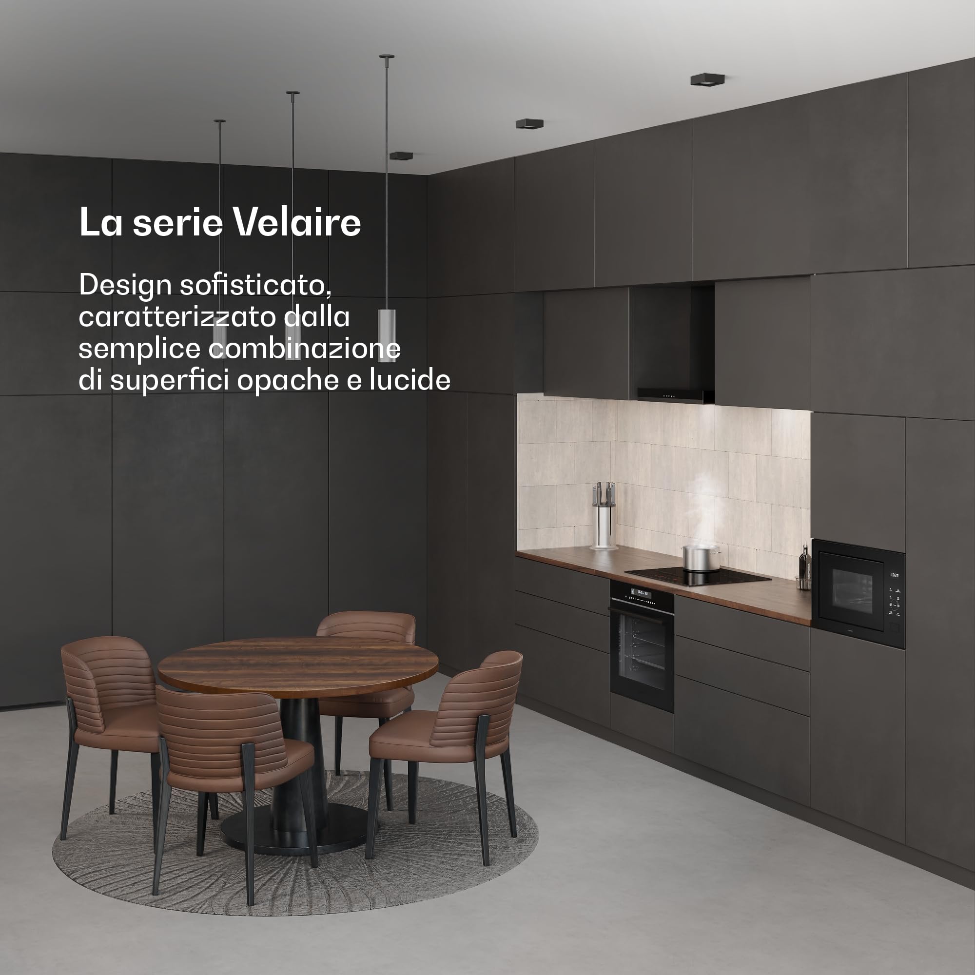 Klarstein Velaire Microonde da Incasso con Grill – 25L, 850W Microonde & 1200W Grill, 8 Programmi, Touch, Acciaio Inox, Forno Microonde Incasso, Nero