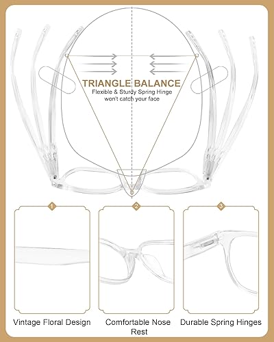 Miniatura 4 de MARE AZZURO Gafas de lectura grandes mujeres lector 0 1 1.25 1.5 1.75 2 2.25 2.5 2.75 3 3.5
