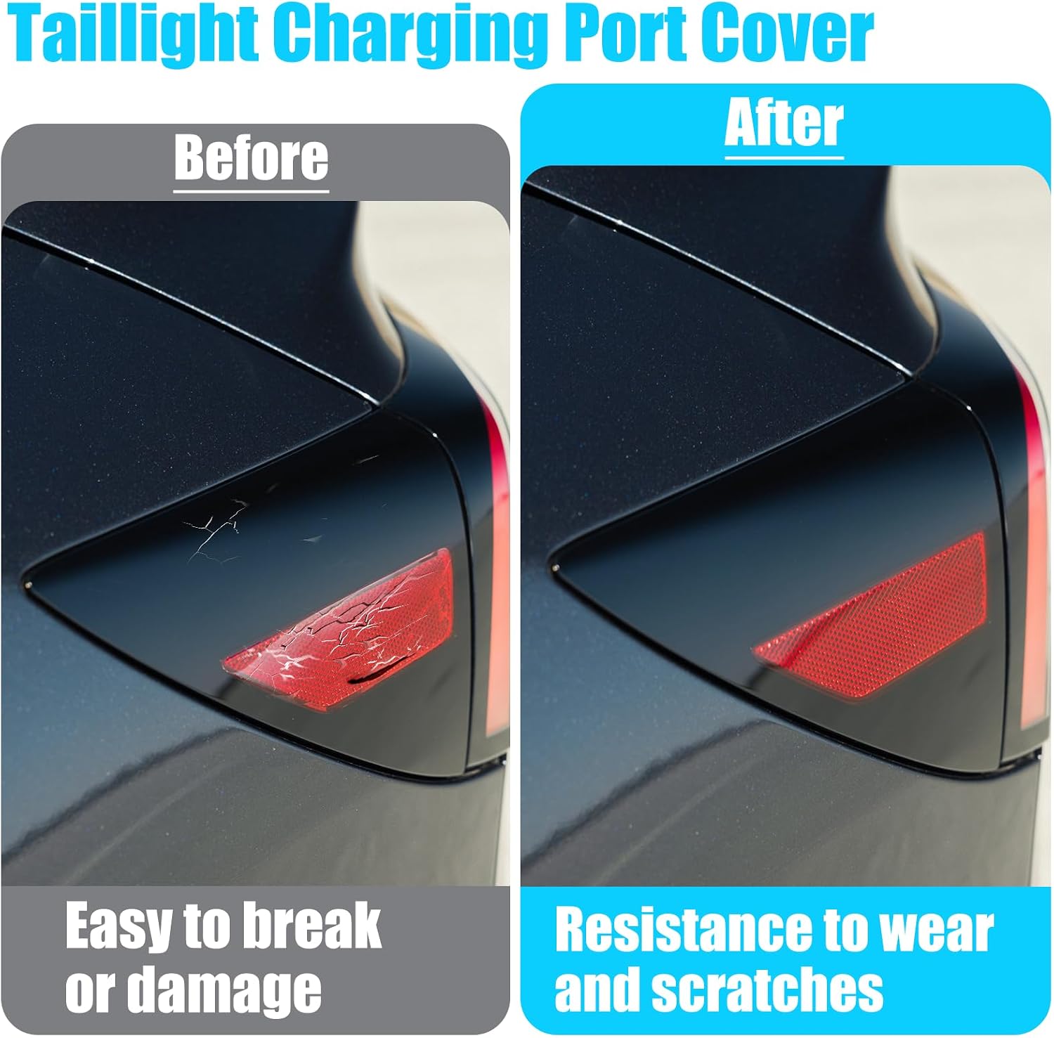 Jaronx for Tesla Charging Port Cover for Model 3 Highland 2024-2025