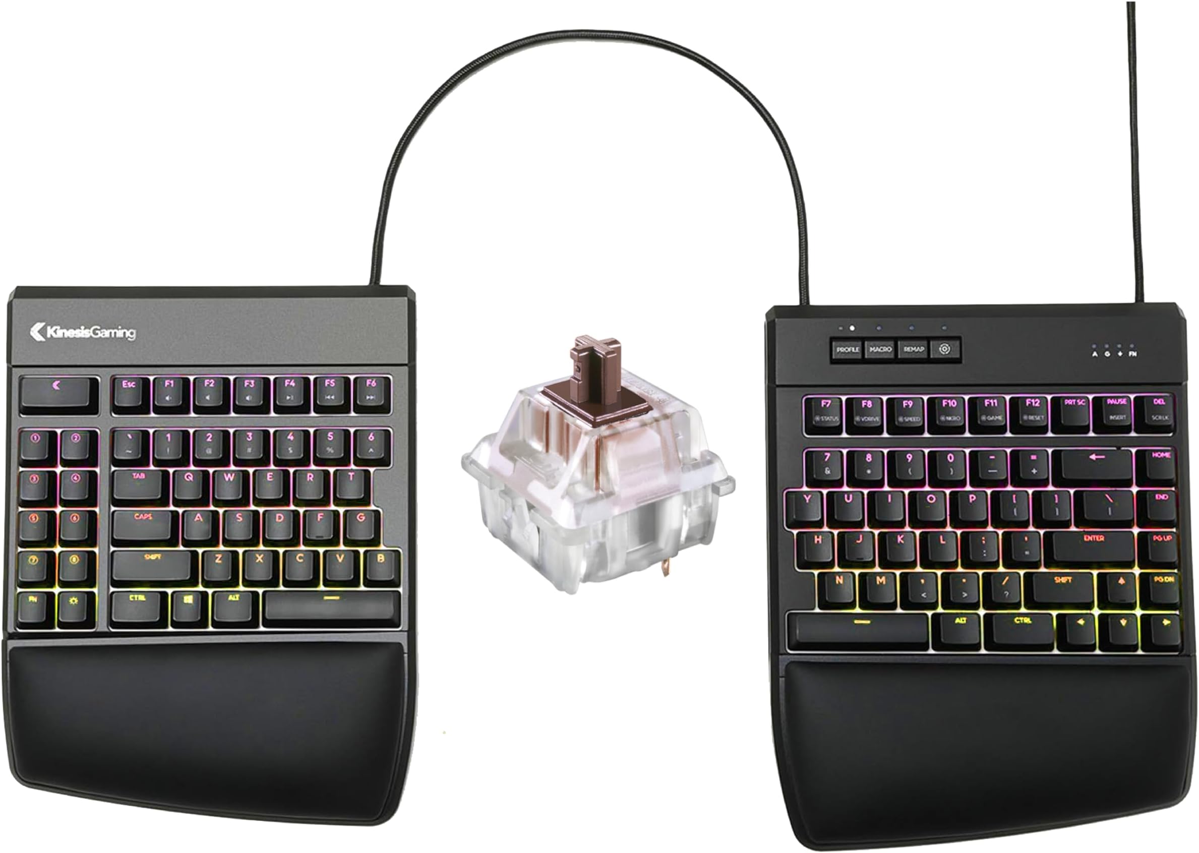 GAMING Freestyle Edge RGB Split Mechanical USB Keyboard (MX Brown)