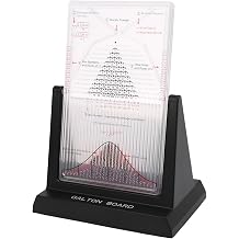 Yctze Probability Demonstrator Galton Board, Normal Distribution Demonstrators, 2800 Metal Beads Demonstrators with Statistical Design, Ideal for Physics Teaching Aid & Statistical
