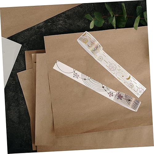 Miniatura 5 de STOBOK 24 rollos de cinta washi de estampado en caliente, cinta decorativa para álbumes de recortes, calcomanías de diario kawaii, álbum de fotos,