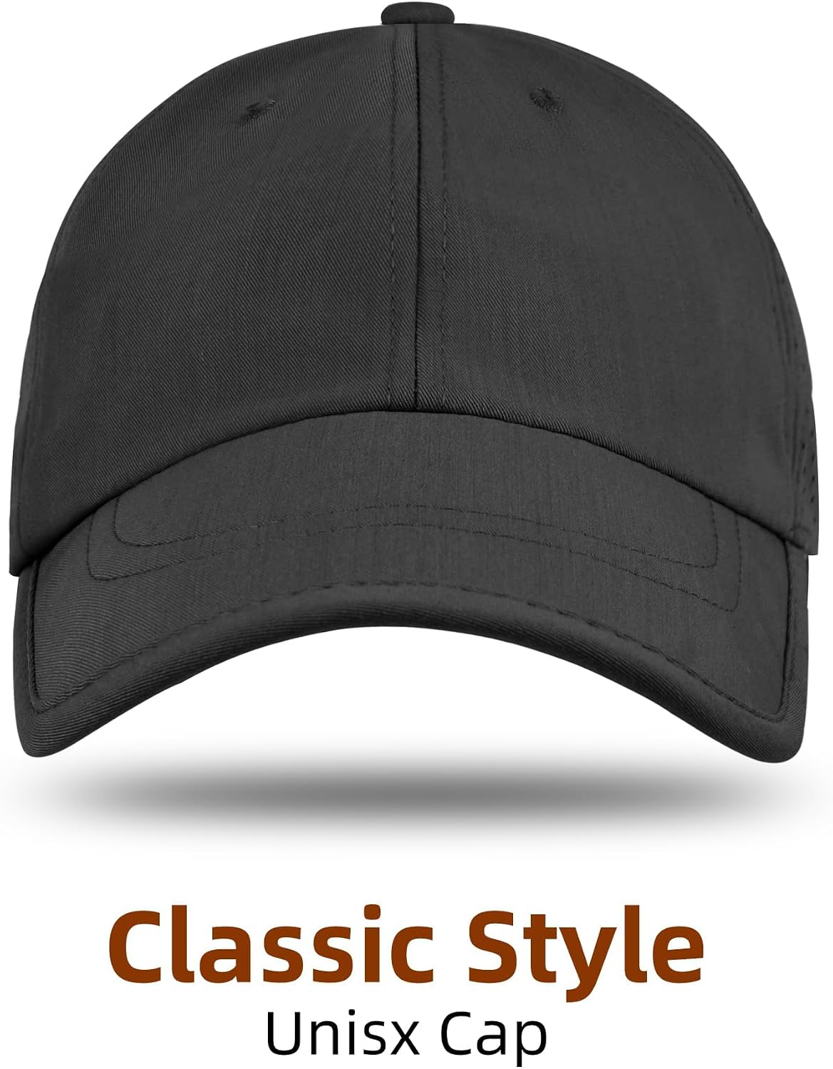 Rosoz Unisex Classic Baseball Cap Vintage UPF 50+ Soft Unstructured Adjustable Foldable Travel Men Women Dad Hat