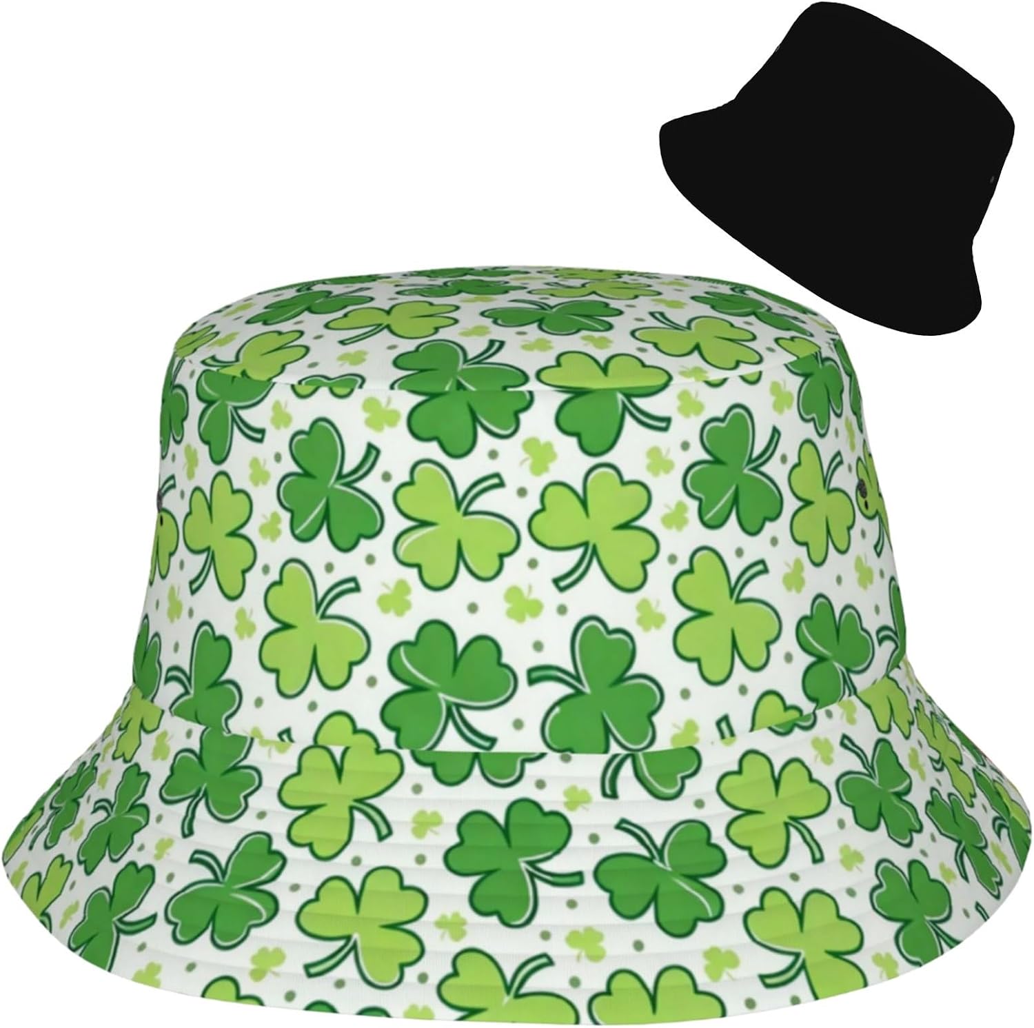 Packable Funny Cheese Bucket Hat for Travel Fishing Sunshade Double-Sided Wear Fisherman hat Sun Cap for Men Women