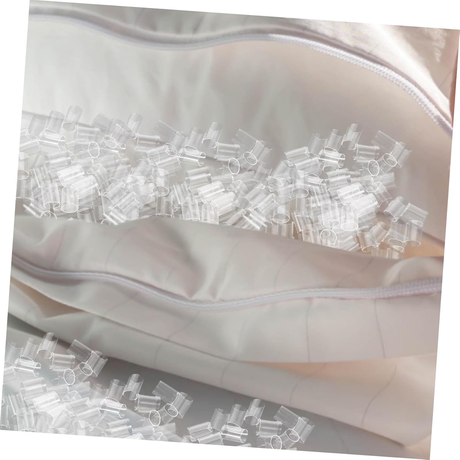 1 Pipe Pillow Filling Inserts Transparent Elastic Stuffing for Comfortable Sleep Breathable Design for Healthy Pillows