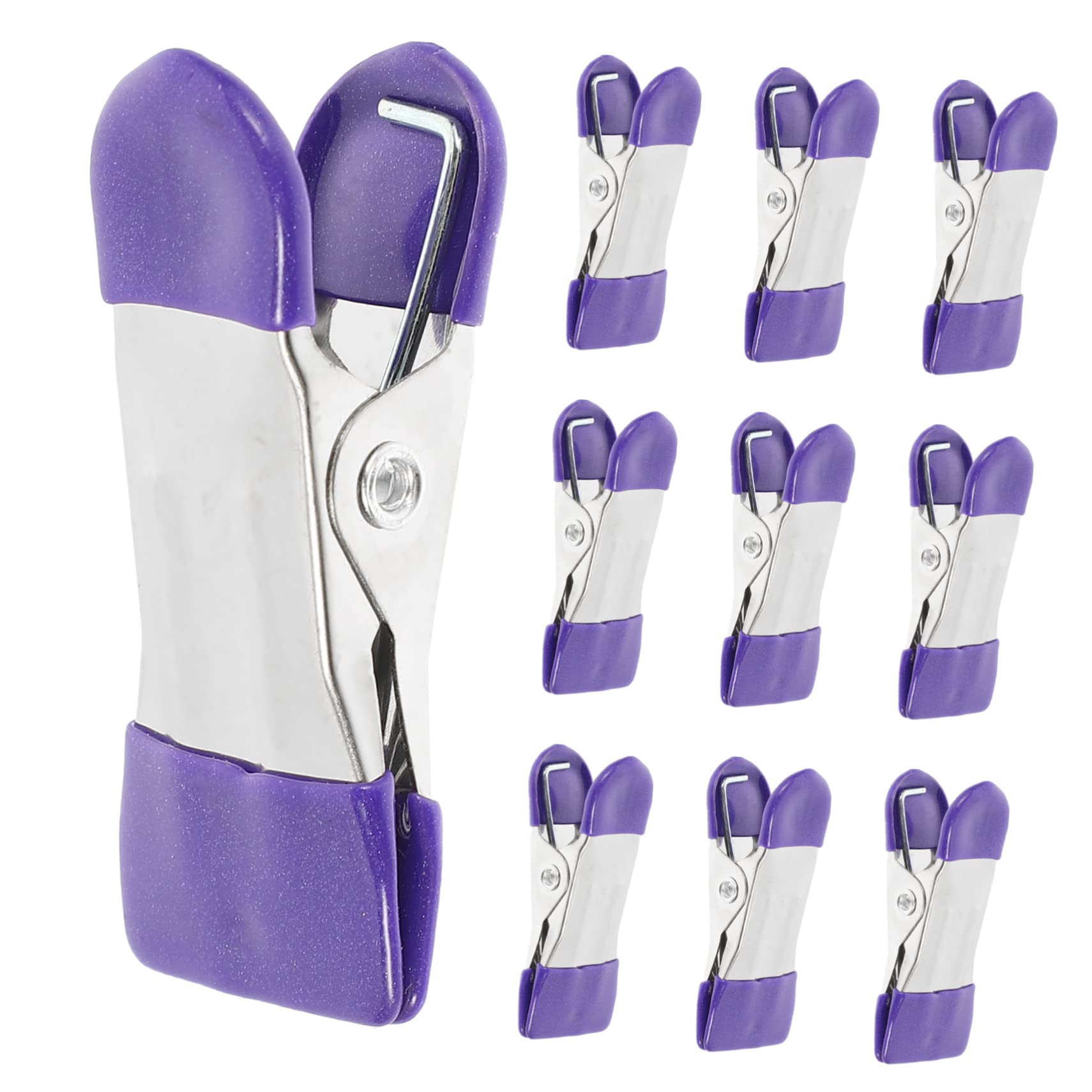 Cabilock 40pezzi Clip Per Abbigliamento Inossidabile Mollette Antivento Per Cibo e Tessuti Per Esterni e Interni Resistente e Leggero Per Snack e Sacchetti Alimentari