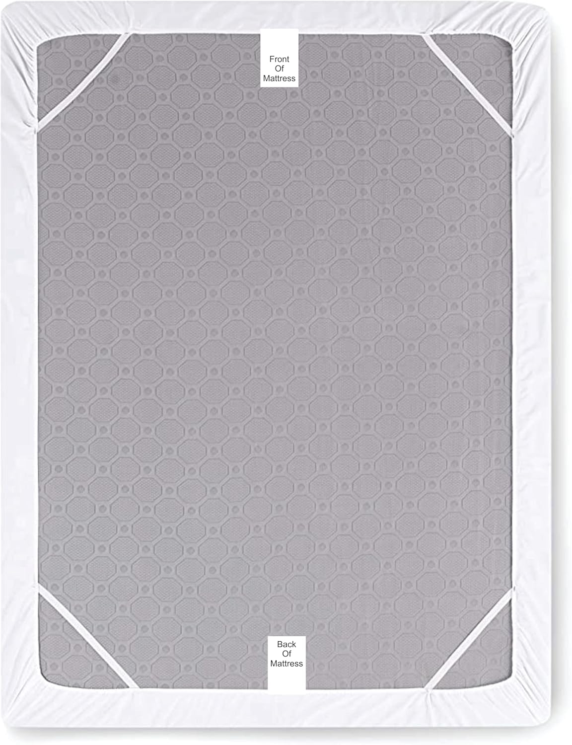 Stay Fitted Single Sheet, Fitted Sheet ONLY! Stay Fit on Mattress with Elastic Straps at Corners, Extra Deep Pocket, Fits 18-24 Inch Mattress, Queen – Chocolate Brown