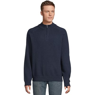 Свитер L.L.Bean Wicked Soft Cotton/Cashmere Sweaters 1/4 zip