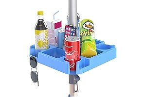 Keten Umbrella Table: The Perfect Beach Accessory That Holds Your Drinks and Snacks