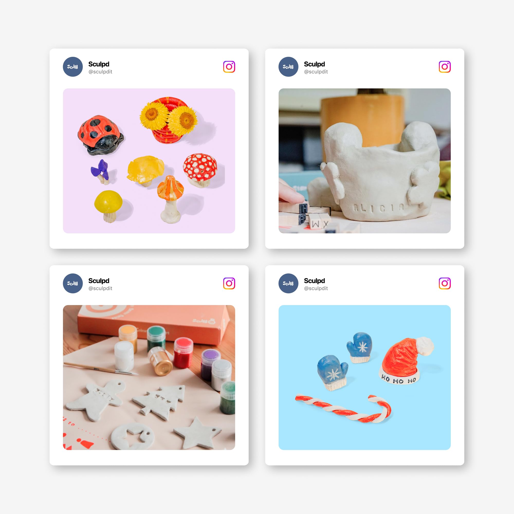 Sculpd Kit de poterie ultime pour enfants