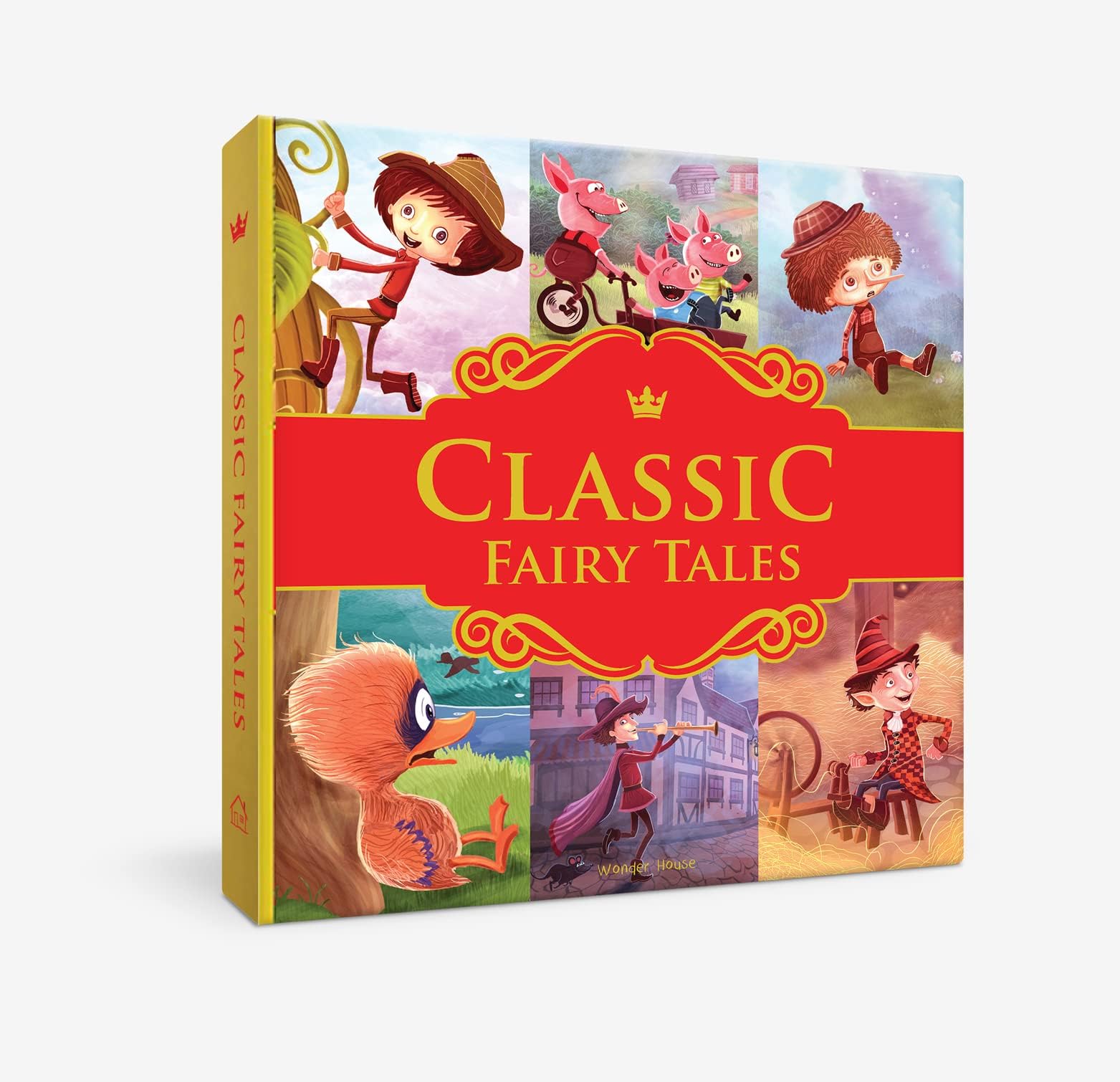 Classic Fairy Tales: Ten Traditional Fairy Tales For Children (Abridged and Retold With Large Font Font For Easy Reading) 11 Inches X 11 Inches - ... (Abridged and Retold) 11 Inches X 11 Inches
