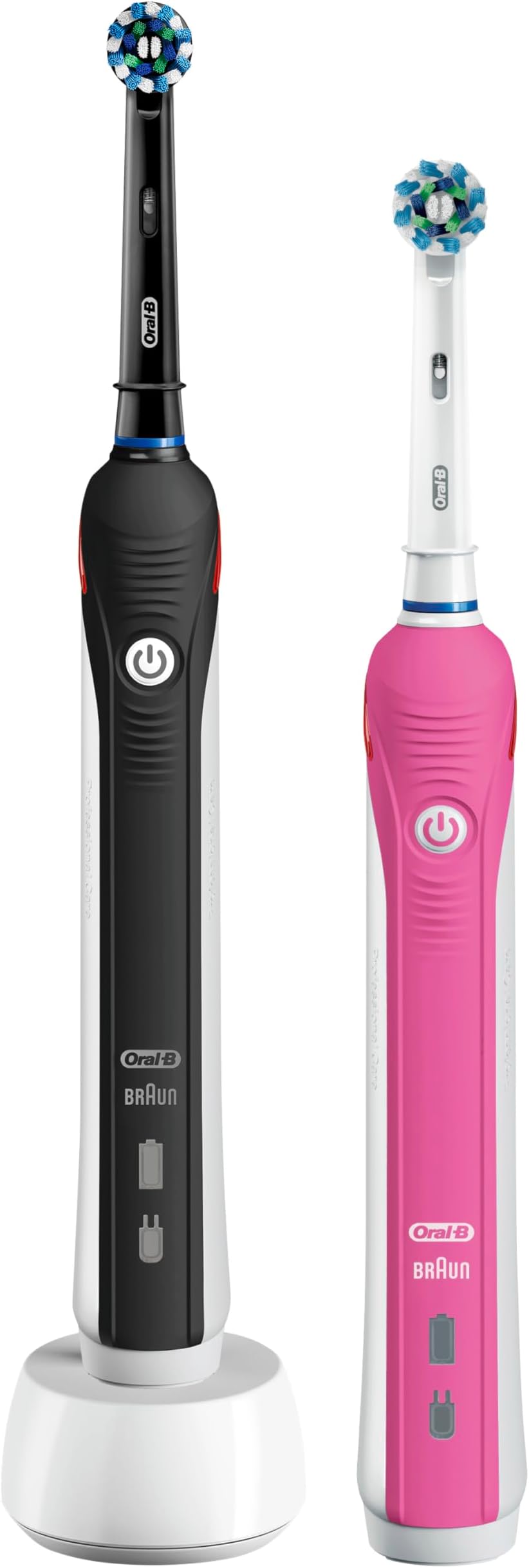 Oral-B Pro 2 Black/Pink Electric Toothbrush Duo