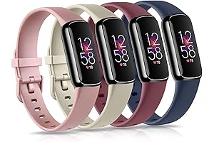 Soft and Luxurious 4-Pack Fitbit Luxe Bands for Women