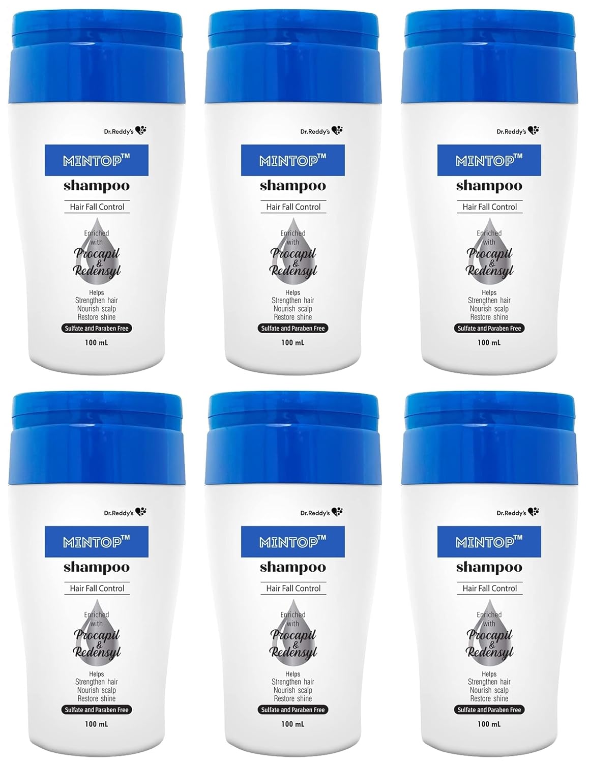 Mintop Pro Shampoo for Hair Fall Control | Fortified with Procapil and Redensyl | Helps increase hair shine softness | Sul...