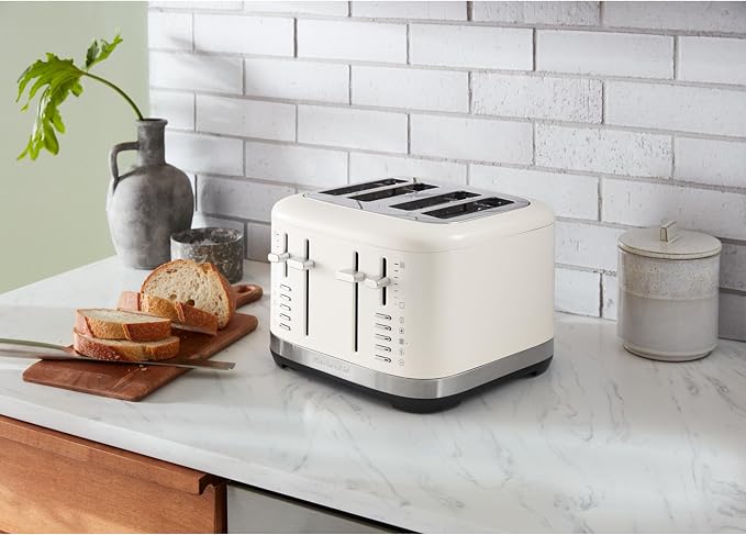Tostadora KitchenAid 4 Rebanadas Porcelana Blanca miniatura 5