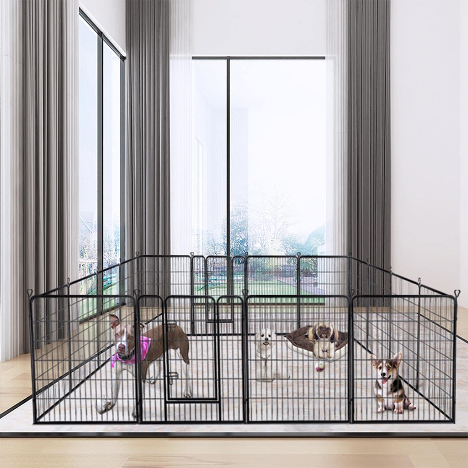 yaheetech 16 panel playpen