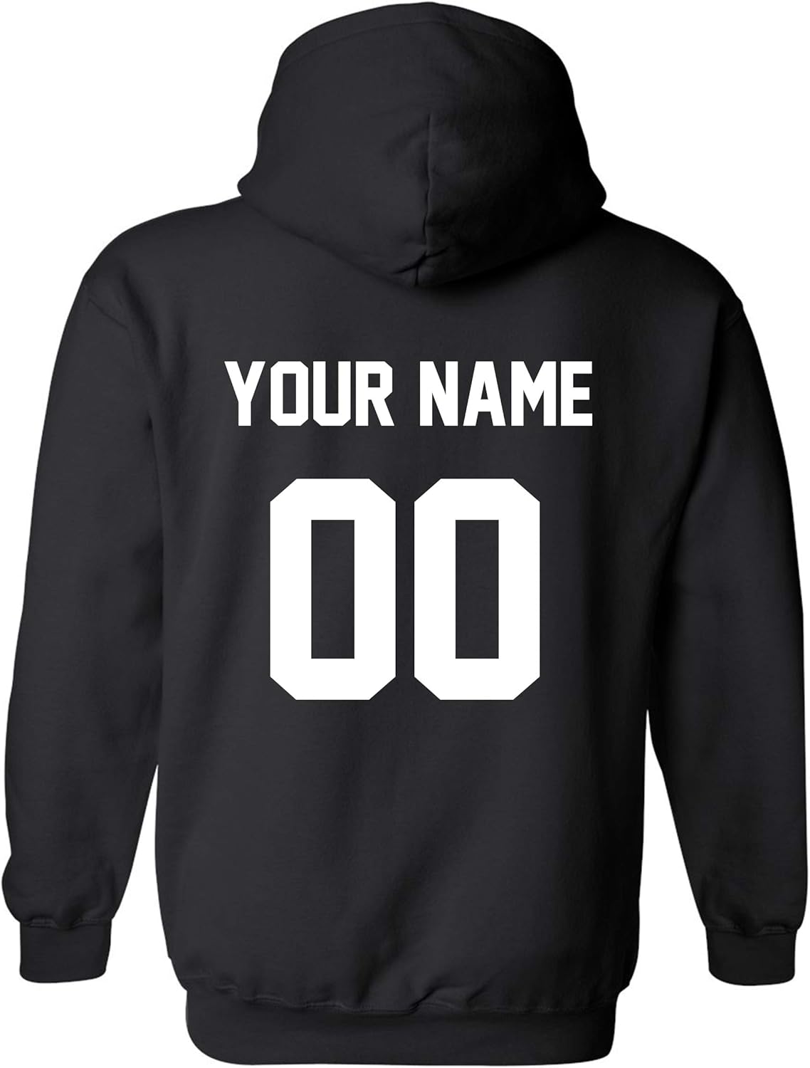Add Your Own Name And Number Custom Jersey Sports Pullover Sweatshirt Hoodie - Image 2