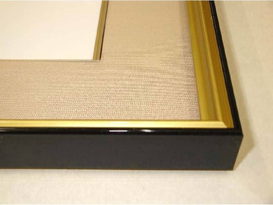 色紙額 国産 和額布マット色紙 273×242mm 紺 日本製 額縁 額