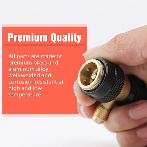 Miniatura 7 de Adaptador de acoplador rápido R134a, adaptadores ajustables 134a, conectores rápidos para CA de automóvil, accesorios de conversión HP LP para