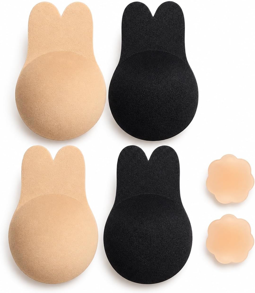 Oriental eLife 2 Pieces Sticky Bra,Backless Sticky Bra Push up,Invisible Lift-up Adhesive Bra Pads are Suitable for Various Occasions Such as outings,Parties,and Formal Dinners