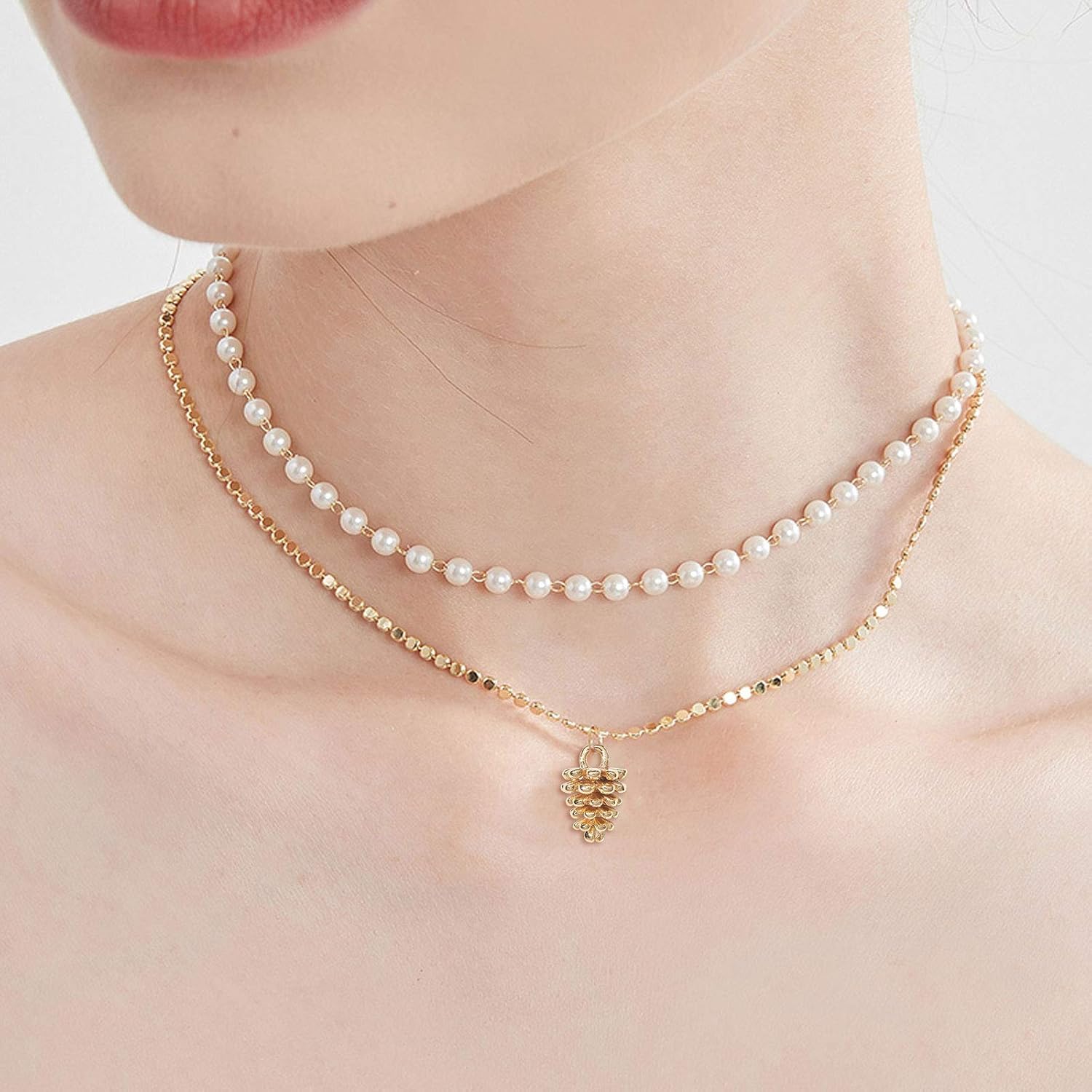 LiQunSweet 10 Pcs Metal Pinecone Real Gold Plated Brass Charms Small Pendants Bulk for Necklace Bracelet Jewelry Making DIY Findings - 0.47x0.3 inch - Image 7