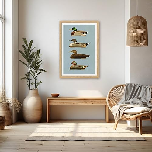 Miniatura 5 de Lienzo retro de pato para pared, impresiones al aire libre, carteles de señuelo de pato, carteles al aire libre, decoración de oficina en casa,