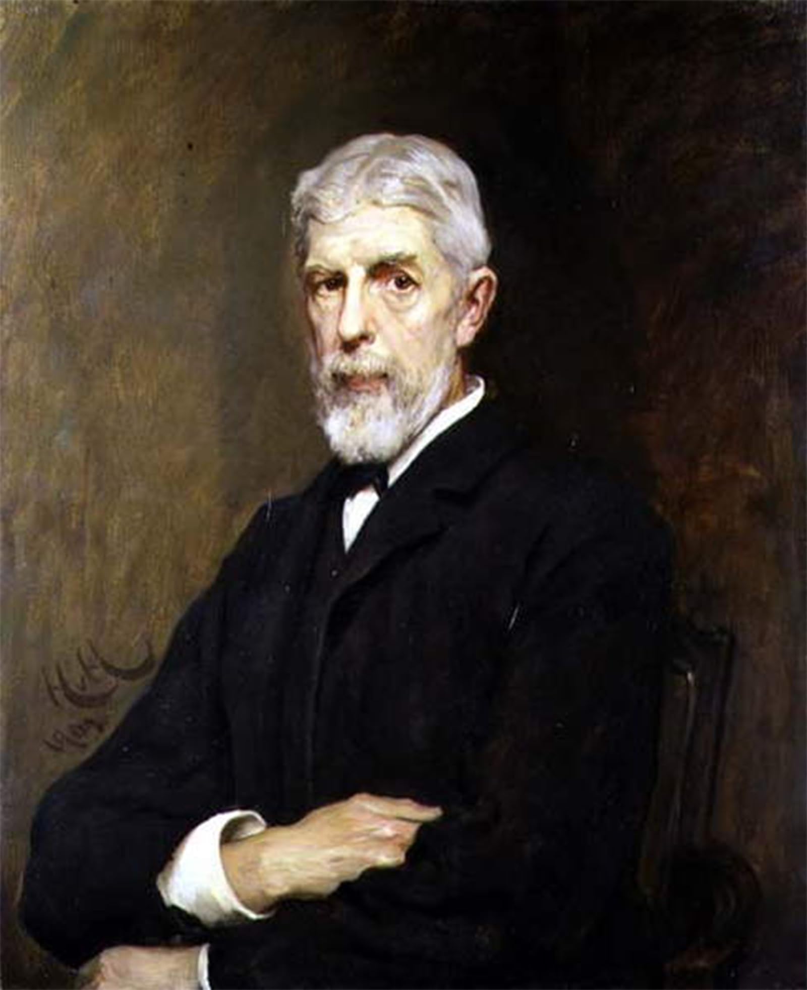 POSTERIIk Famous Print Pop Art Wall Art Graffiti Portrait of and Vice president of the Society by Hubert Von Herkomer Art Prints for Home Decor 60x90cm