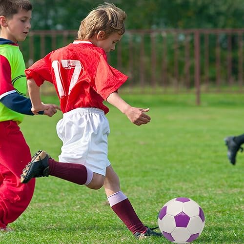 Miniatura 7 de Balón de fútbol tamaño 3,4,5, regalo de entrenamiento de práctica para niños y niñas, viene con bomba y aguja