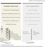 Vista 110 de MAYFAIR LINEN Twin XL Fitted Sheet Only - 100% Egyptian Cotton 600 Thread Count 16" Deep Pocket Fitted Sheet Twin XL, Cooling Sateen Elastic Bottom