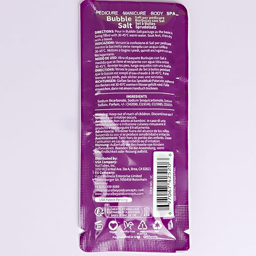 Miniatura 2 de Juego de 40 piezas de remojo de pies, kit de pedicura para pies con sal de burbujas, exfoliante de azúcar, máscara de masaje, loción de masaje en