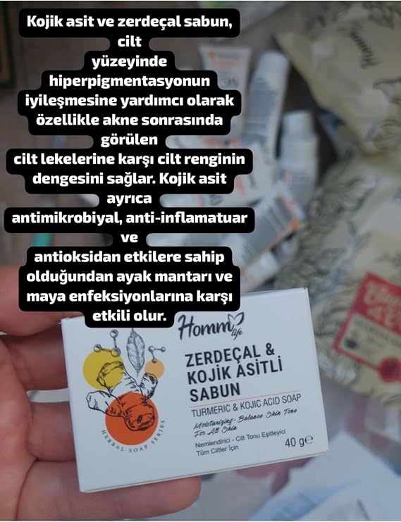 Homm Life Zerdeçal & Kojik Asitli Sabun, 40 gr