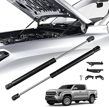 Hood Struts for Toyota Tacoma 2024 2025 2026+ and 4Runner 2025+, Hood Lift Support No Drill Front Gas Springs Shocks Compatible with Toyota Tacoma/4Runner Accessories