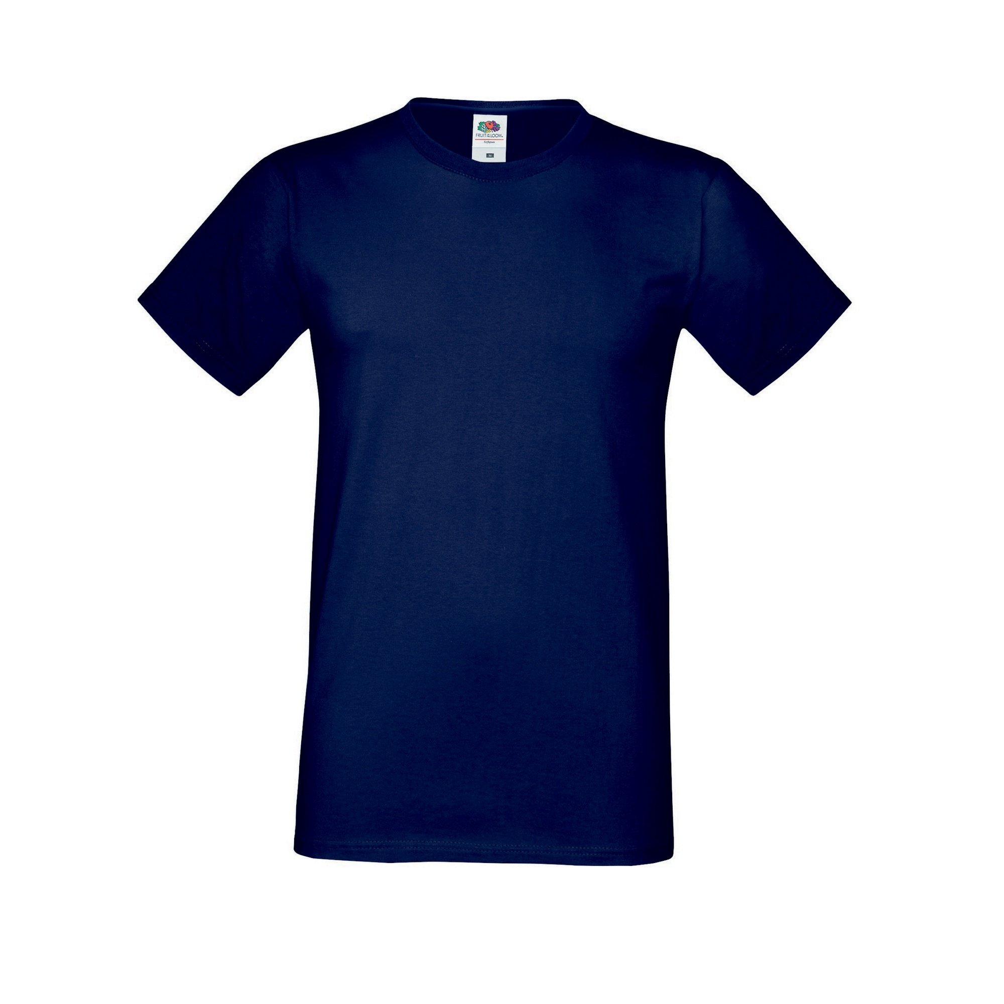 Fruit Of The Loom Men's Deep Navy Sofspun® Short Sleeve T-Shirt (S) (Deep Navy)