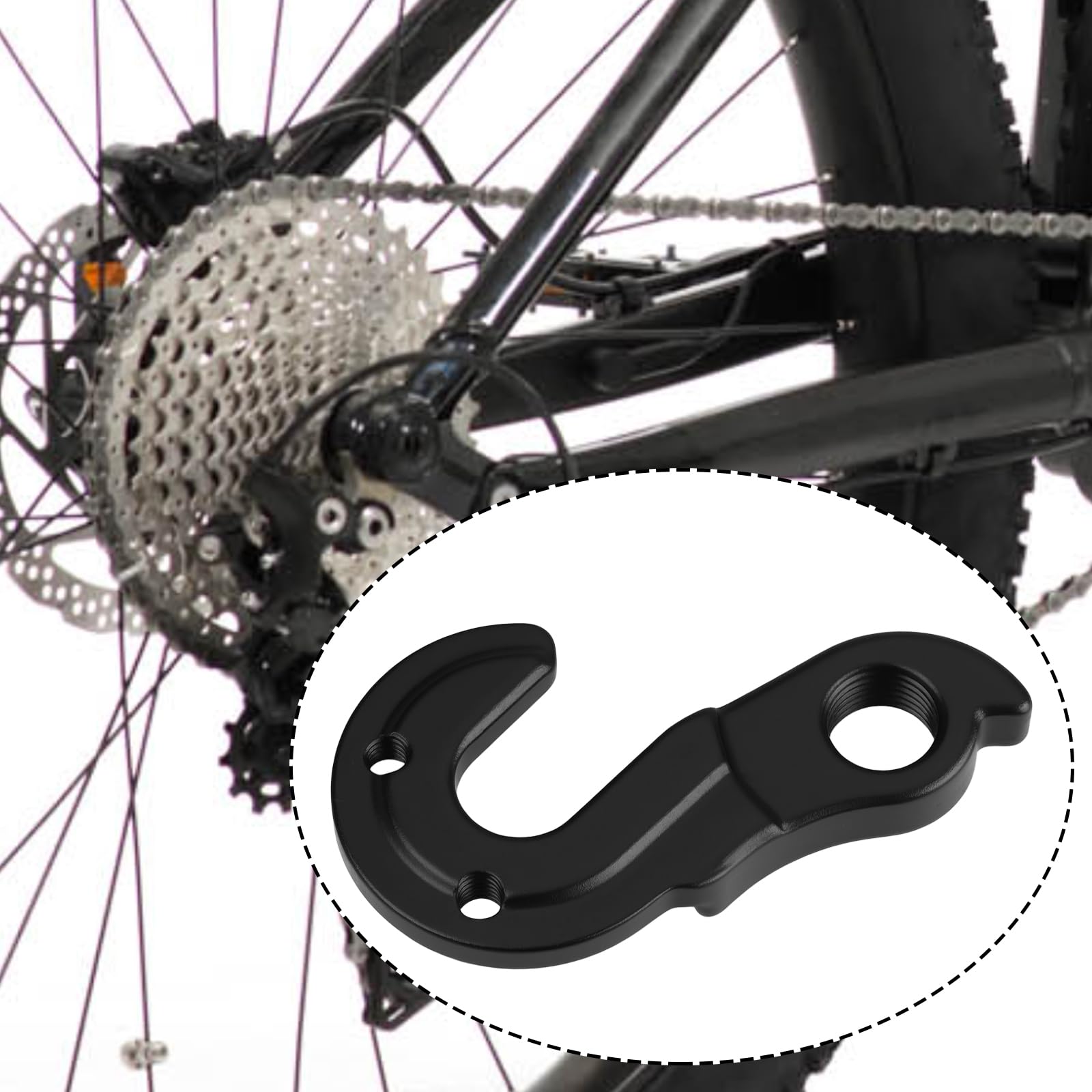 1x Puntera de Patilla de Cambio Trasera de Bicicleta N.° 32-68-412 de Aleación de Aluminio Compatible con Diamondback