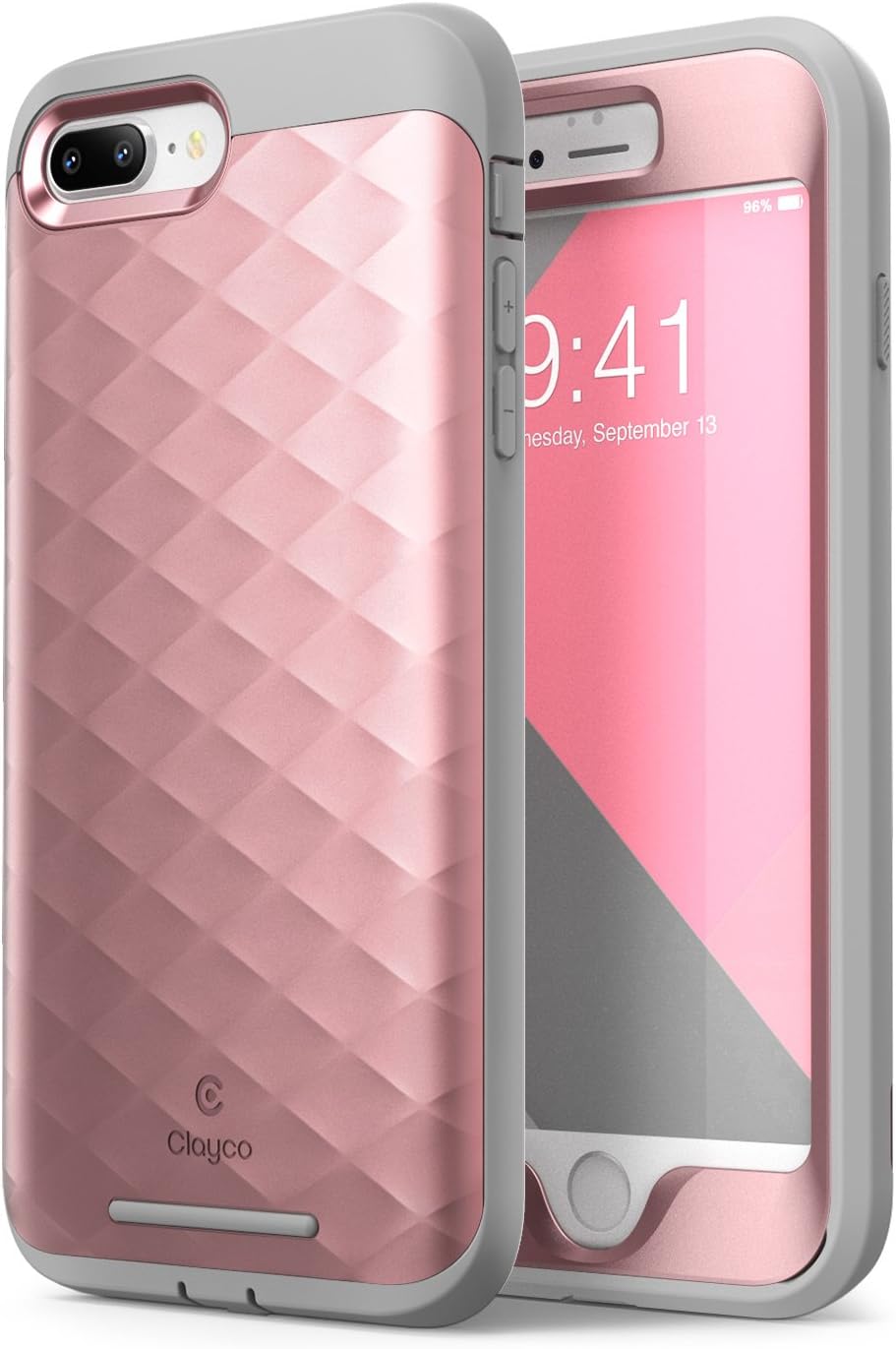 Clayco iPhone 8 Plus Case, iPhone 7 Plus Case, Hera Series FullBody