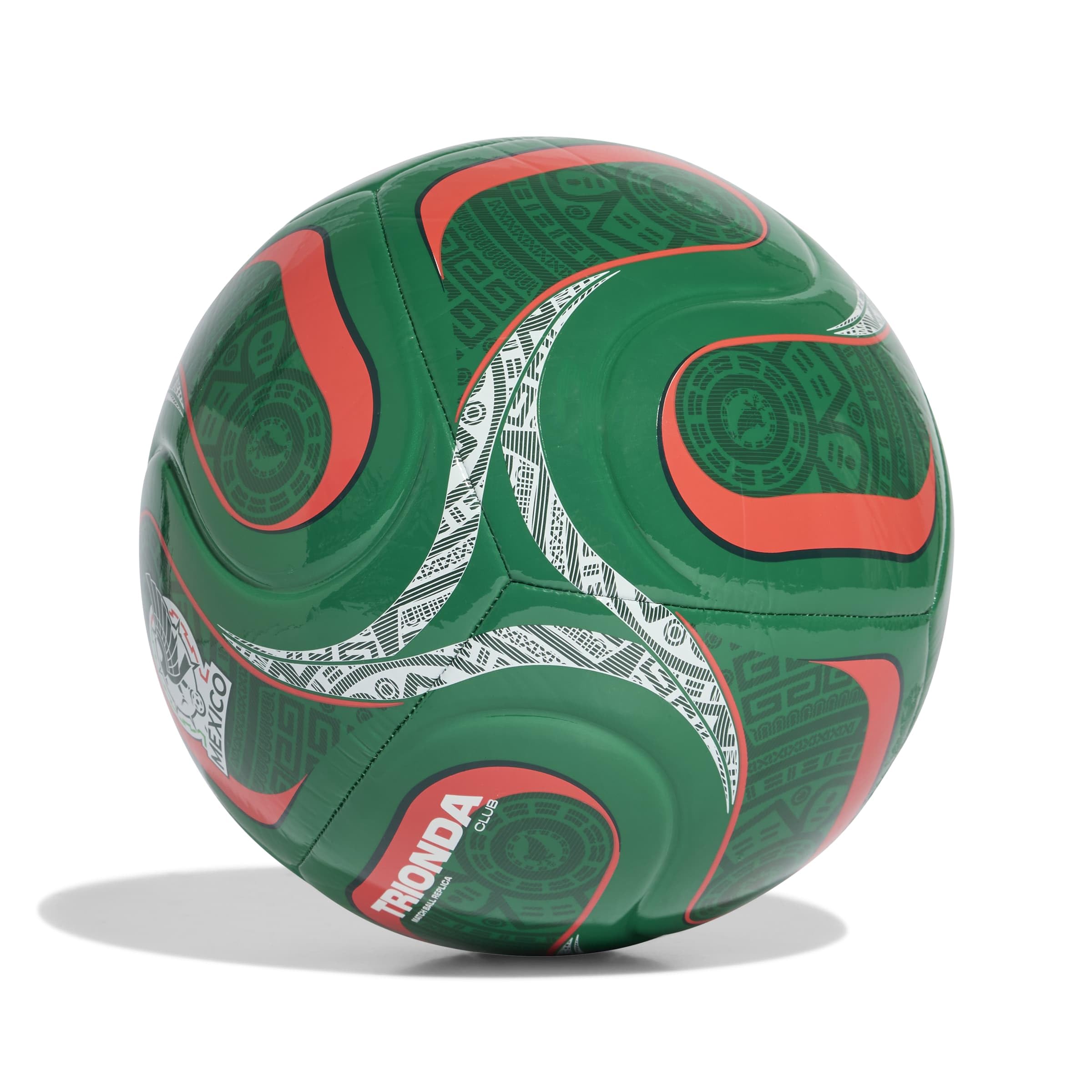 adidas Unisex-Adult FIFA World Cup 26 FMF Mexico Club Home Soccer Ball, Bold Green/Team Dark Green/Aurora Ivy, 5 - 2