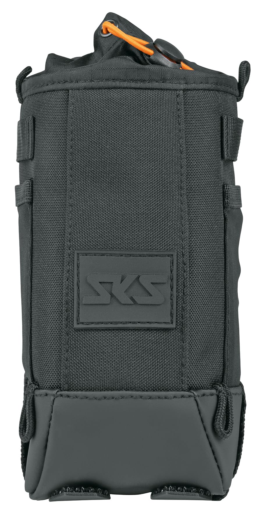 SKS GERMANY URBAN STEM Bag wielofunkcyjna torba rowerowa (wiele możliwości montażu, szybki dostęp, wodoodporna, na kierownicę, siodełko lub górną rurę, odblaskowa), czarna | Wiele możliwości mocowania, szybki dostęp, wodoodporny, do kierownicy, siodełka l